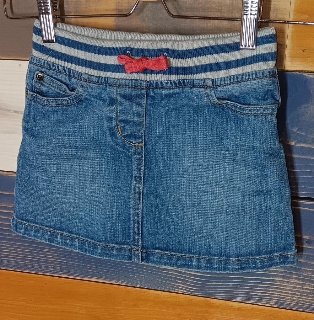 Mini Boden Denim Skirt 4/5 Girl